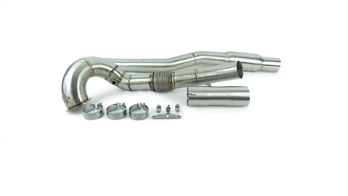 Downpipe Con Catalizador De 200 Celdas. – Audi S3 / Golf R (Drakonic) 1