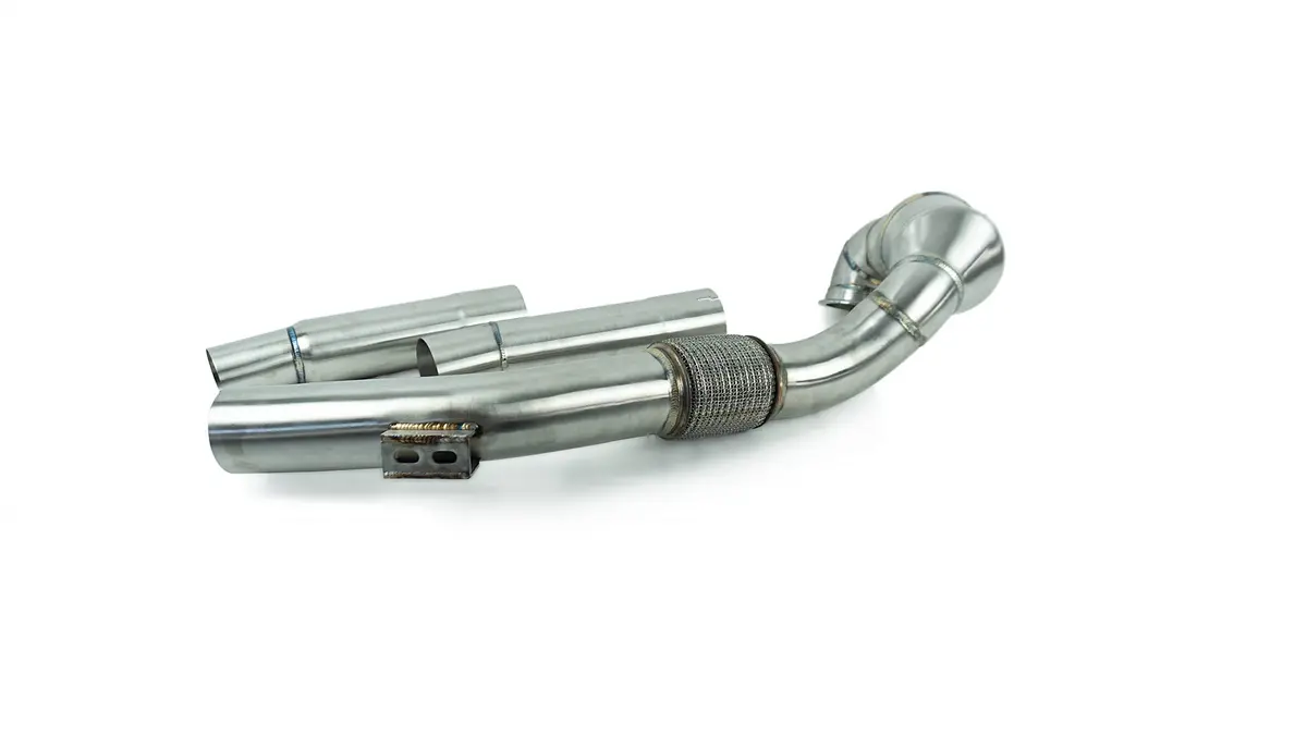 Añadir A La Lista De Deseos Downpipe Catalizada De 200 Celdas – Vw Golf Mk7 Gti / Leon Cupra 5F Opf (Drakonic) 1
