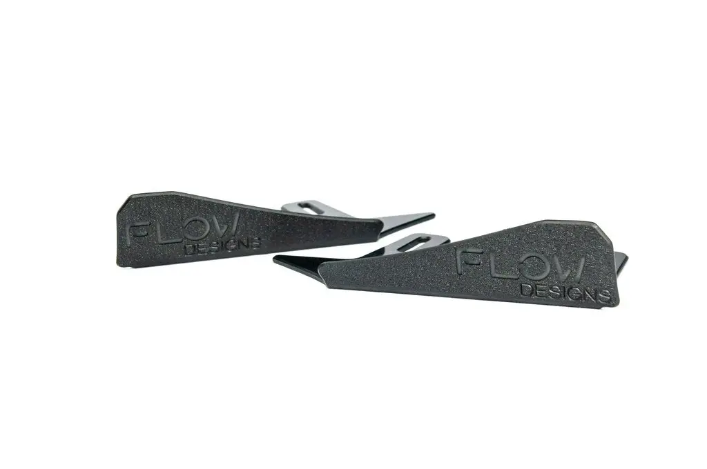 Flow Designs Adjustable Rear Spat Winglets (Pair) For 2016+ Ford Focus Rs 1