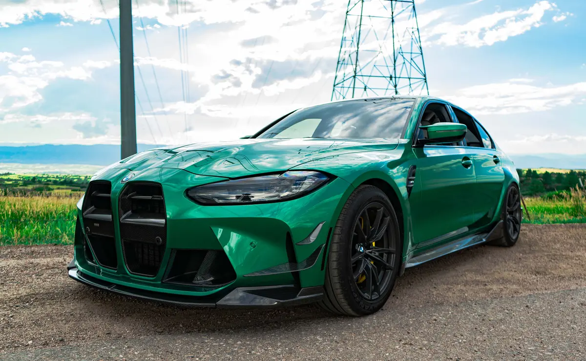 Bmw G80 M3 Carbon Fiber Front Bumper Canards 1