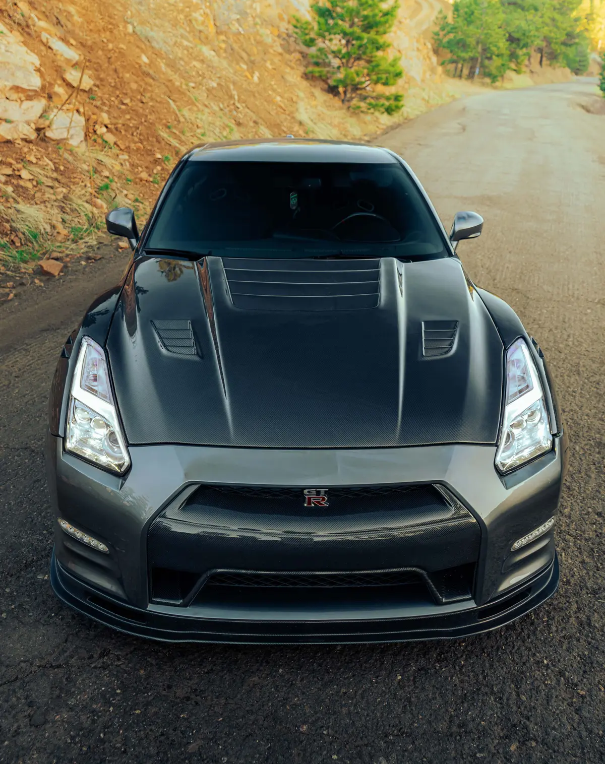 Carbon Fiber Front Lip For The Nissan Gtr R35 08-16 1