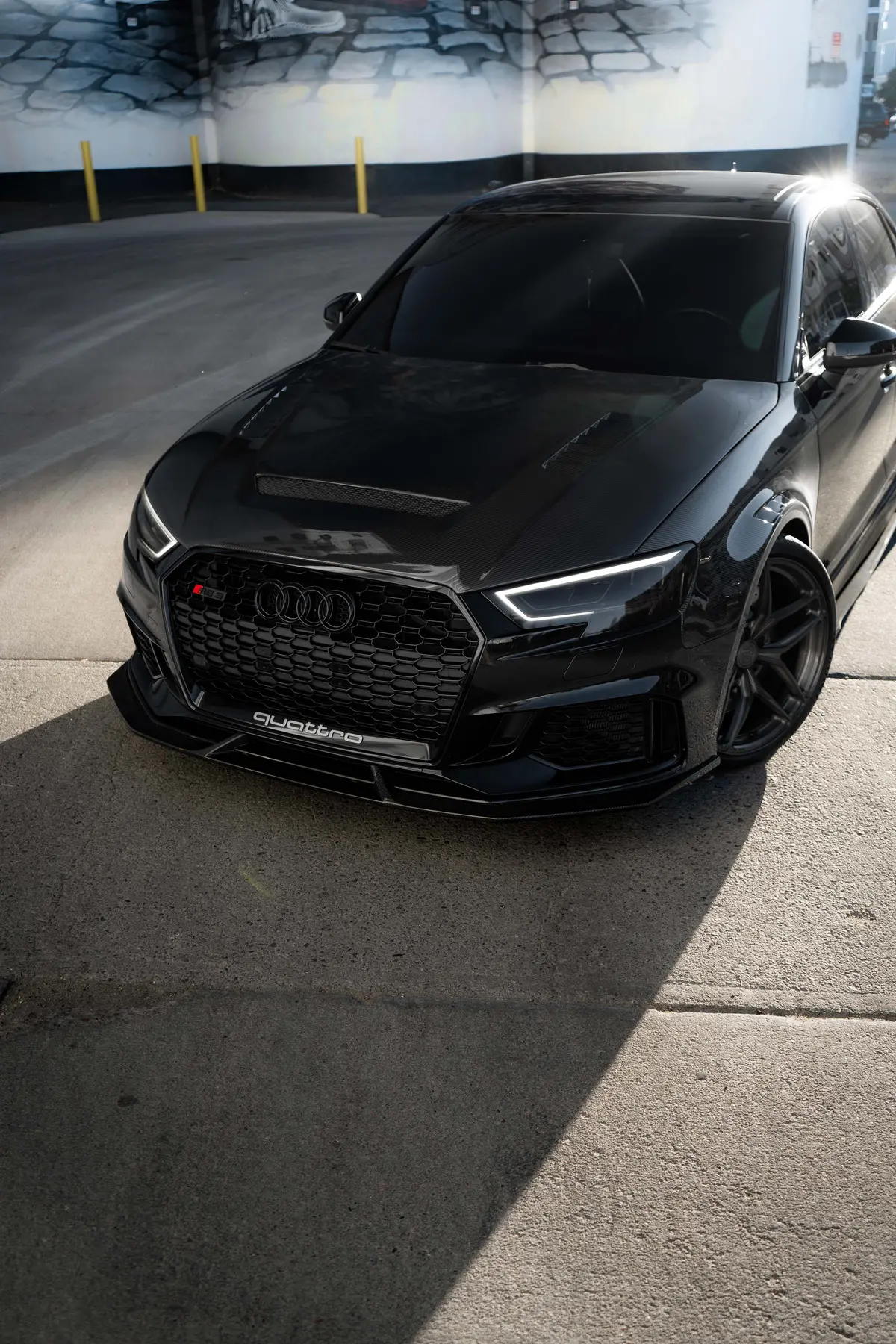 Rs3 Carbon Fiber Engine Cover 1