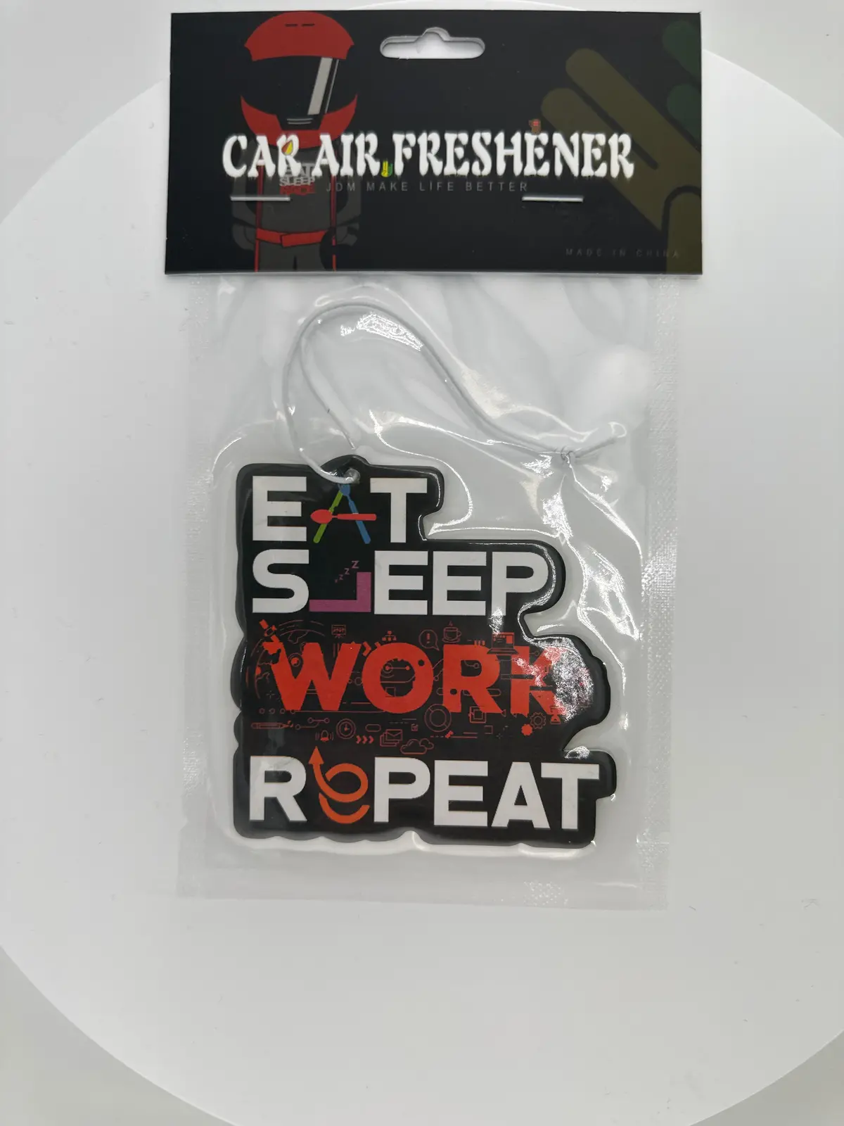 Eat Sleep Work Repeat Air Freshener 1
