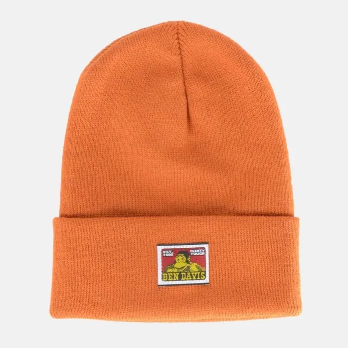 Ben Davis Cuffed Knit Beanie Rust 1