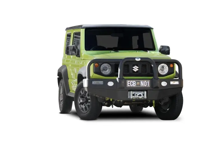 Ecb Winch Compatible Big Tube Bull Bar (Jimny Models 2018-2025 Glx & Lite 3-Door) 1
