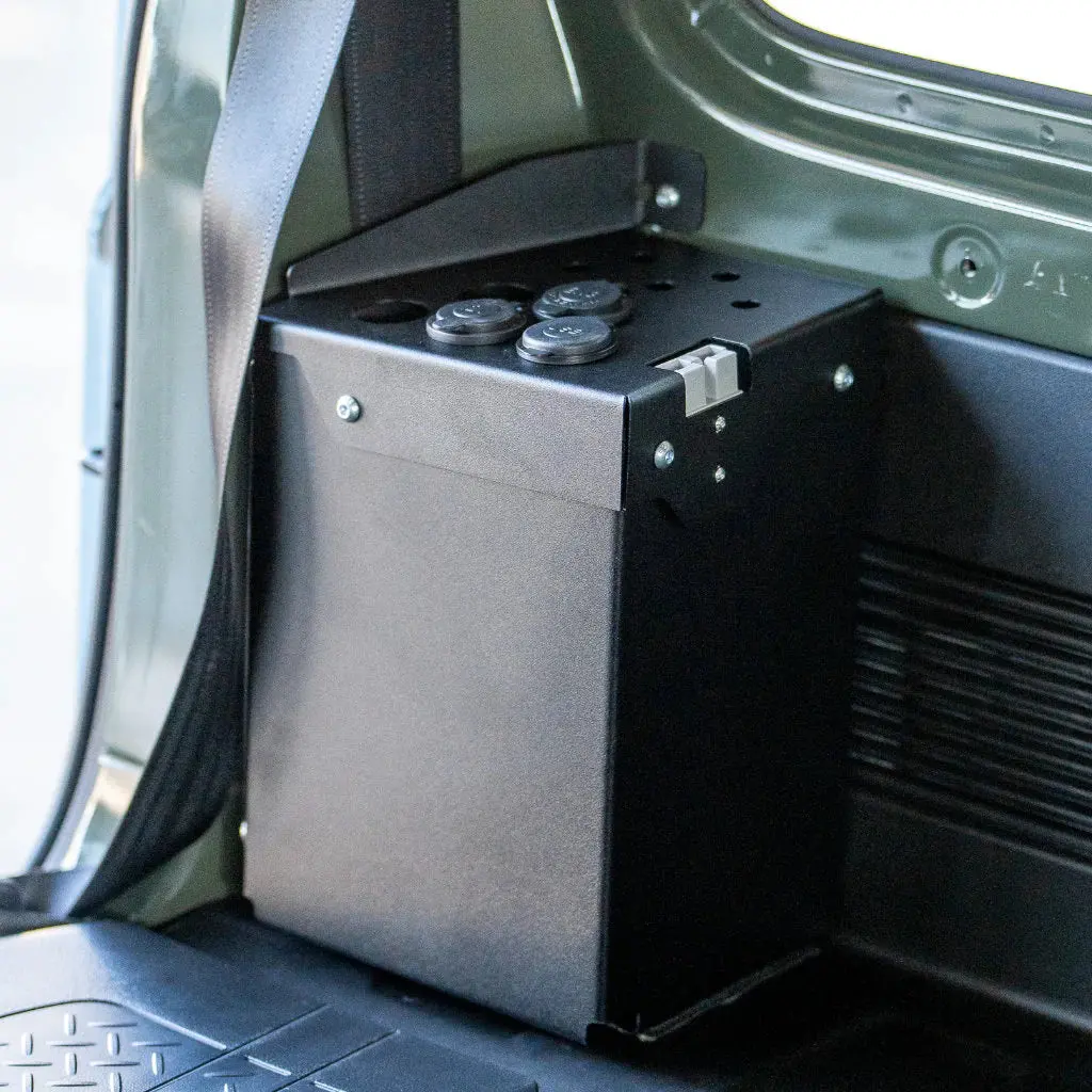 Pirate Camp Co Rear Cargo Bay Auxilary Power Box (Jimny Models 2018-Current Glx & Lite 3-Door) 1