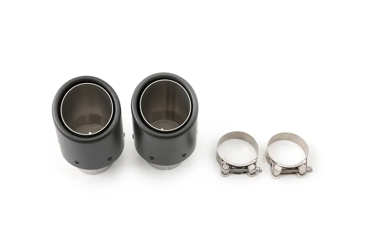 Cp-E™ Carbon Fiber Exhaust Tips (Rolled Edge) For 2016+ Ford Focus Rs 1