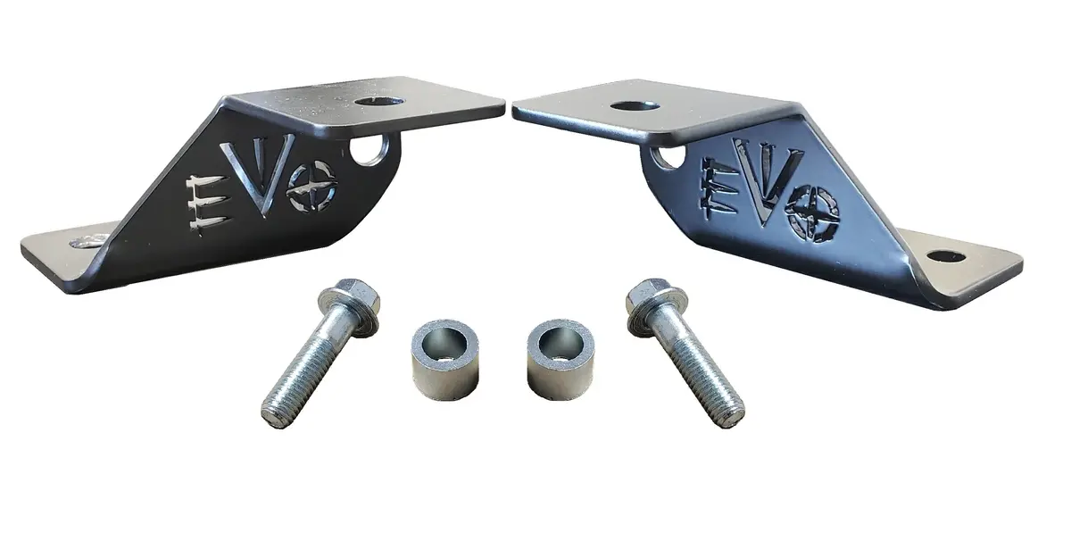 Jeep Jl & Jt Gladiator A Pillar Cowl Ditch Light Mounts, Pair Black 1