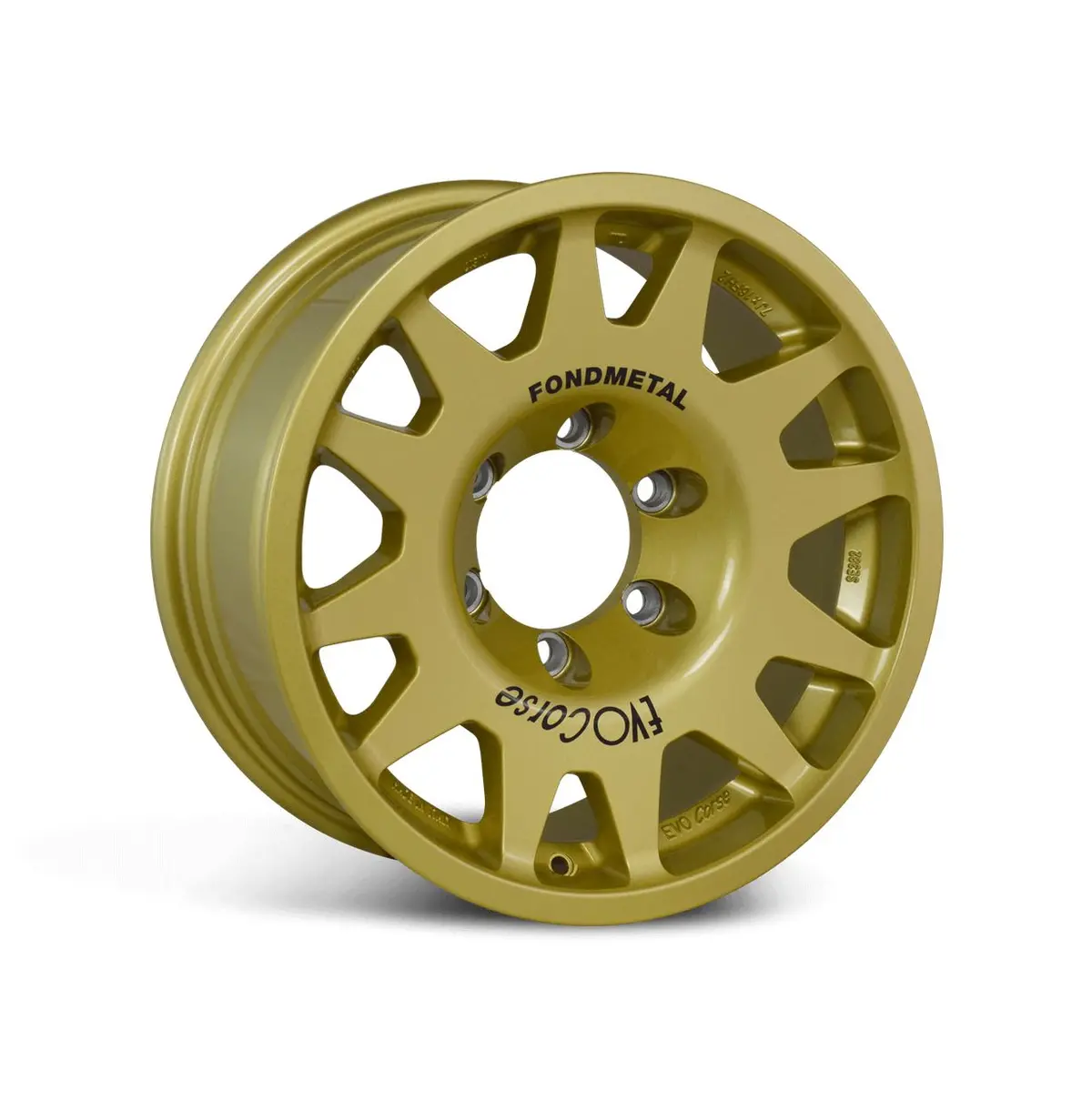 Evo Corse Dakarzero 15X7" Gold Alloy Wheel *Et-14, 5X139.7, Cb 108.3 (Jimny Models 2018-Current Xl 5 Door, Glx & Lite 3 Door) 1