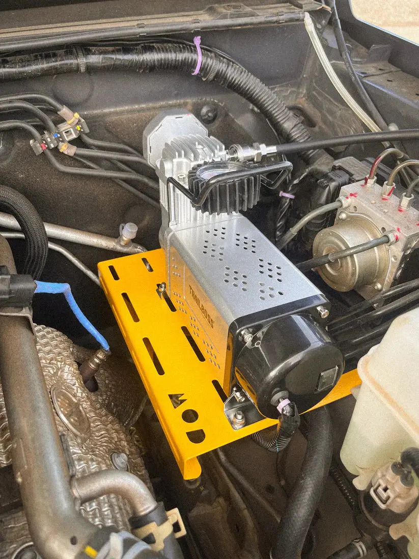 Mod Under Bonnet Air Compressor Bracket (Jimny Models 2018-Current Xl 5-Door, Glx & Lite 3-Door) 1