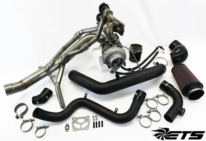 Ets Twin Scroll V-Band Turbo Kit For 2016+ Ford Focus Rs 1