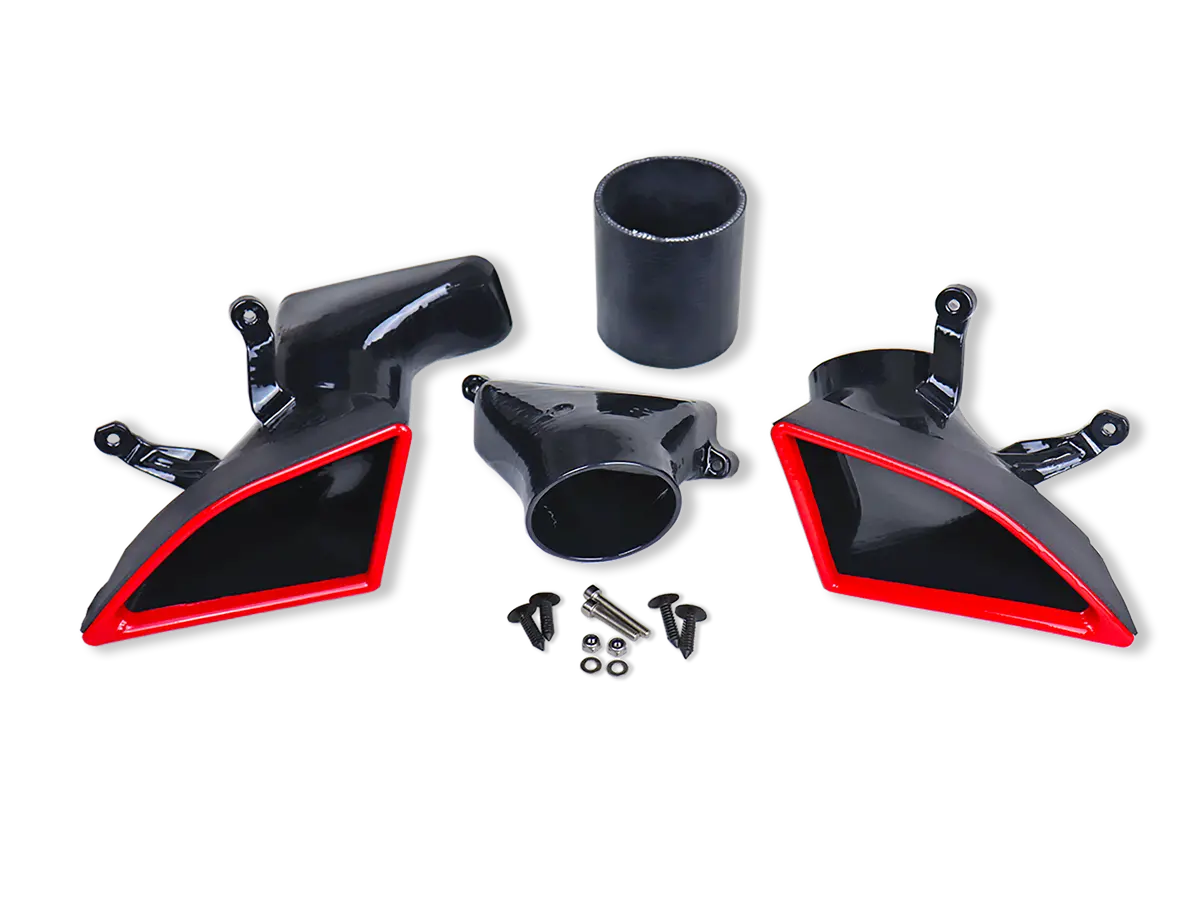 *Exclusive* Tuneplus, Inc / Velossa Tech "Wang Dango!" Dual Inlet Kit For 2016+ Ford Focus Rs 1