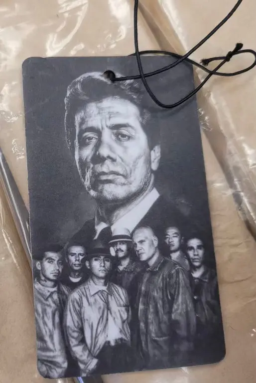 American Me Black/White Air Freshener 1