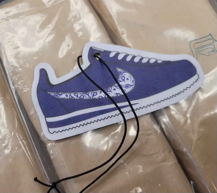 Blue Paisley Cortez Air Freshener 1