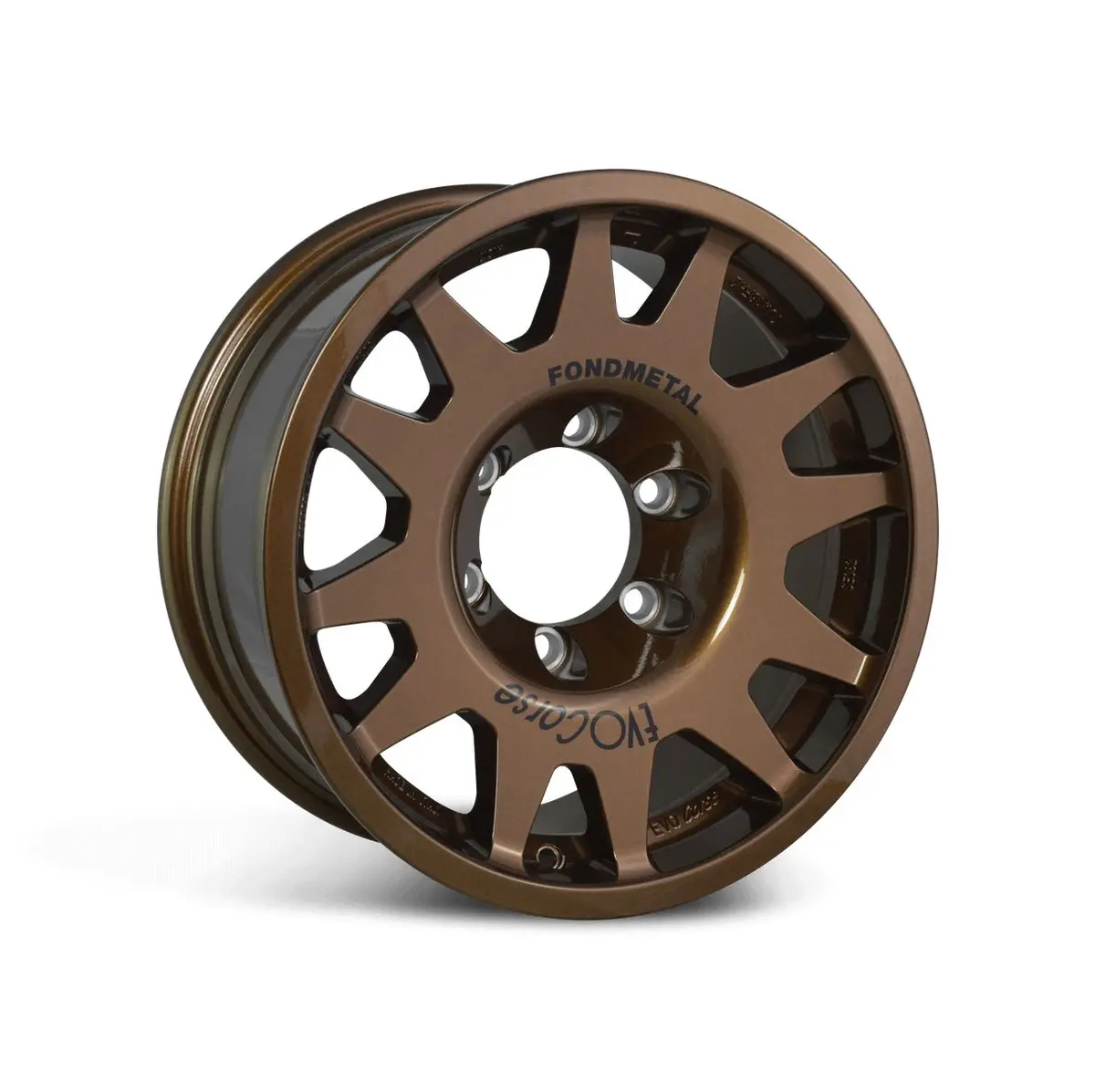 Evo Corse Dakarzero 15X7" Glossy Bronze Alloy Wheel *Et-14, 5X139.7, Cb 108.3 (Jimny Models 2018-Current Xl 5 Door, Glx & Lite 3 Door) 1