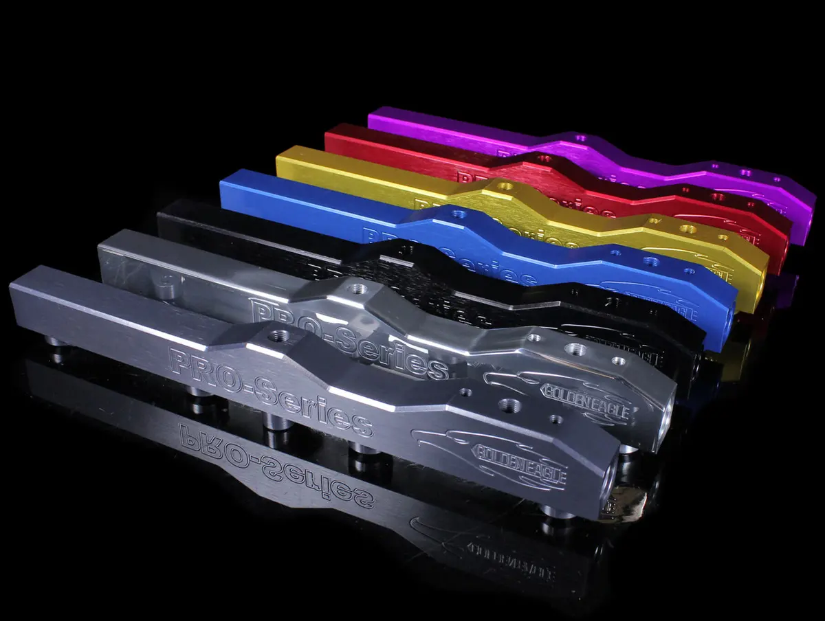 Golden Eagle Pro Series High Flow Fuel Rail - H-Series Engine 1