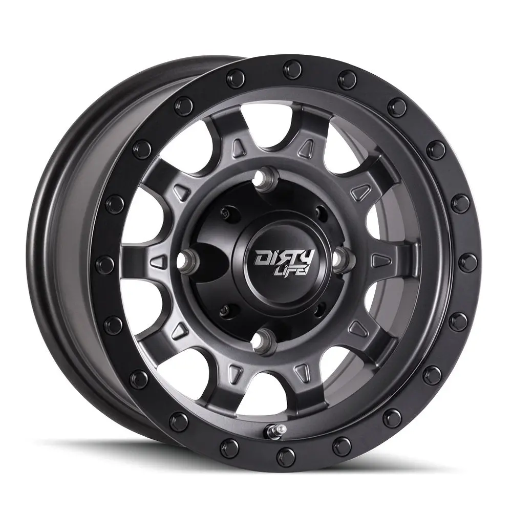 Dirty Life Roadkill Matte Gunmetal Black Lip Alloy Wheel *15X7" Et3 8Kgs (Jimny Models 2018-Current Xl 5-Door, Glx & Lite 3-Door) 1