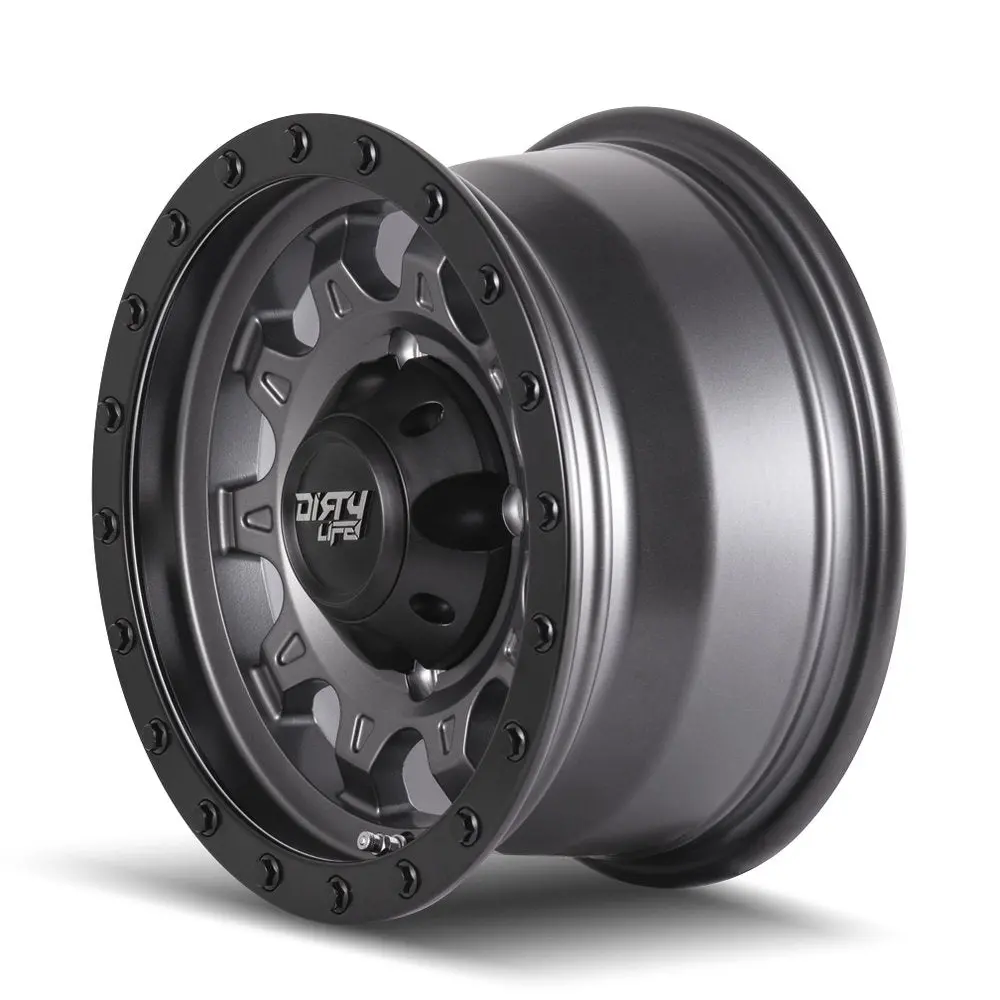 Dirty Life Roadkill Matte Gunmetal Black Lip Alloy Wheel *15X7" Et3 8Kgs (Jimny Models 2018-Current Xl 5-Door, Glx & Lite 3-Door) 2