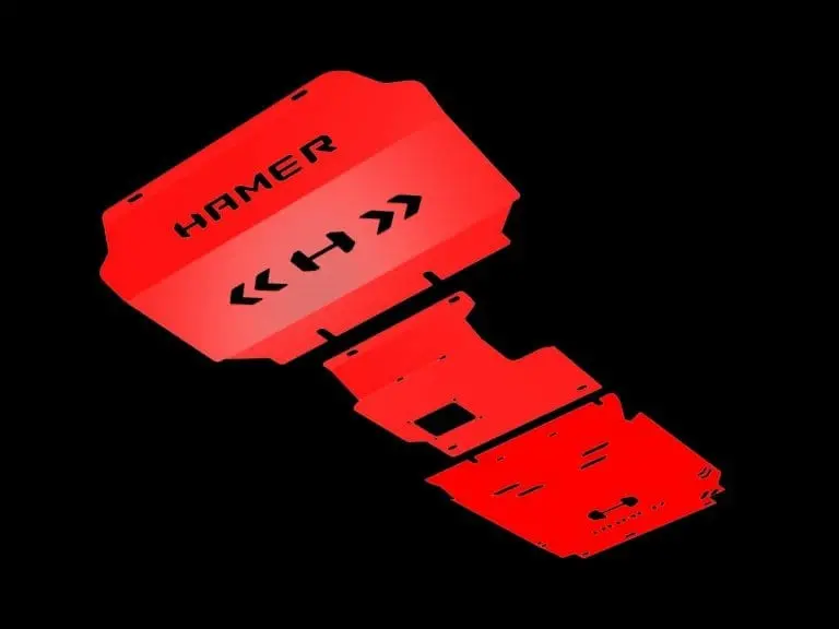 Hamer 4X4 Underbody Protection Plate Package - 5 Pieces (Jimny Models 2018-Current Glx & Lite 3-Door) 1