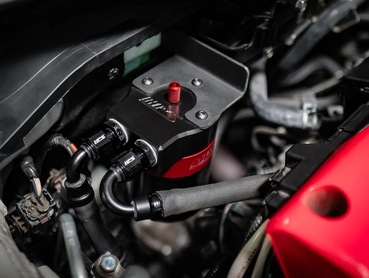 Hps Performance Aluminum Oil Catch Can Kit - 17+ Civic Type R (Fk8/Fl5) 2