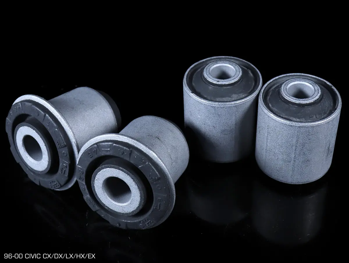 Hardrace Front Lower Control Arm Bushings (Hard Rubber) - 96-00 Civic 2