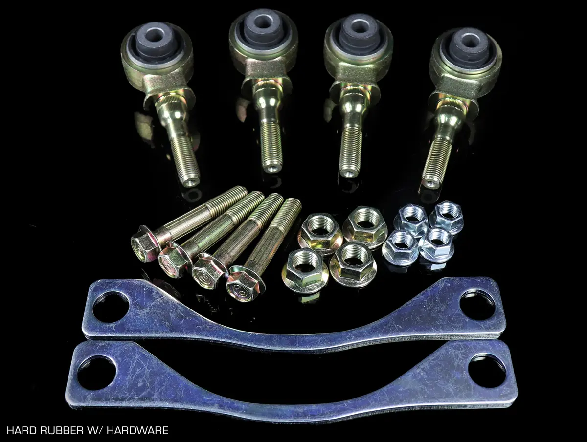 Hardrace Front Upper Control Arm Bushings & Hardware - 92-95 Civic / 94-01 Integra 2