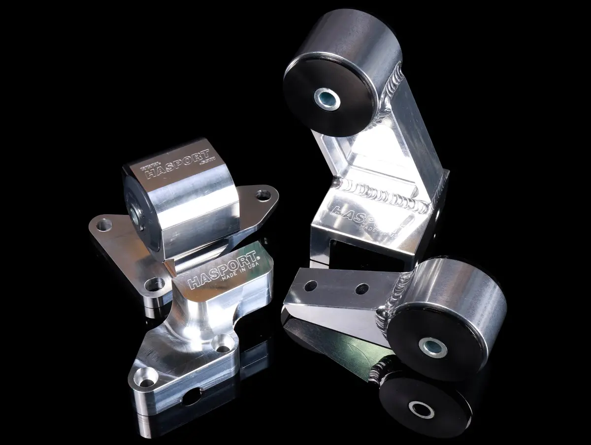 Hasport Billet B-Series Engine Mount Kit W/ Cable Trans - 84-87 Civic / Crx 2