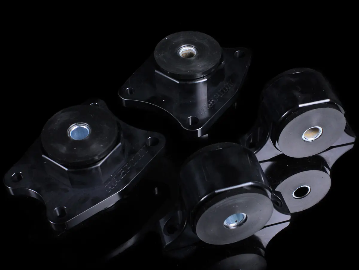 Hasport Billet Black Diff Mounts - 00-09 S2000 1