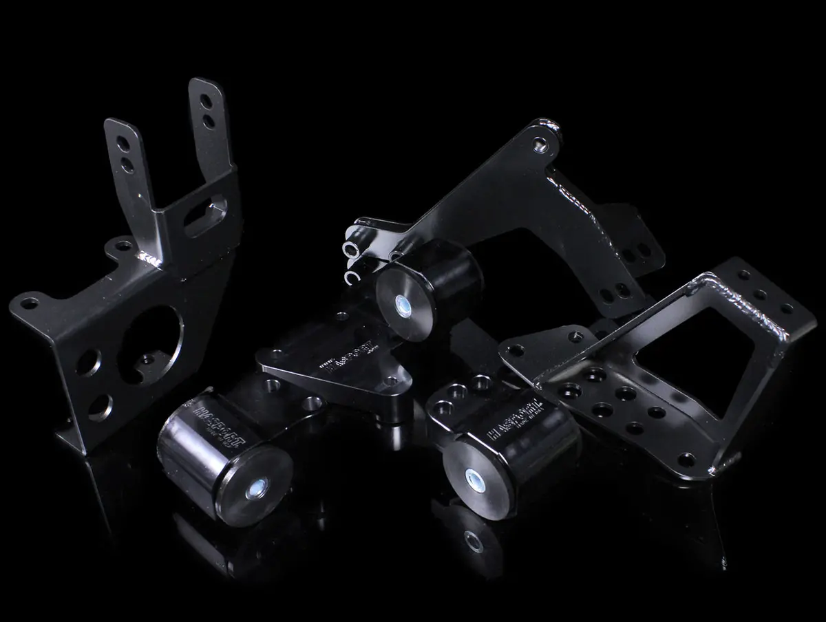 Hasport Billet Black K-Series Engine Mount Kit (Egk2b) - 92-95 Civic / 94-01 Integra 1