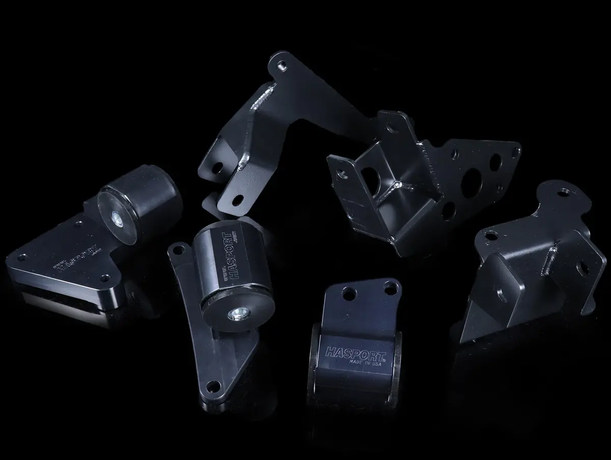 Hasport Billet Black K-Series Engine Mount Kit (Ekk1b) - 96-00 Civic 1