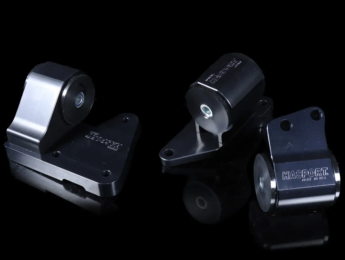 Hasport Billet Black K-Series Engine Mount Kit (Ekk1b) - 96-00 Civic 2