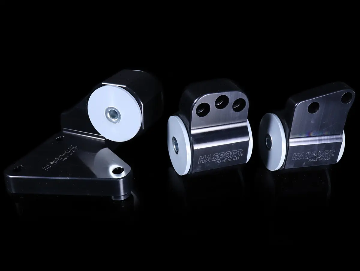 Hasport Billet Black K-Series Engine W/ K24 Trans Mount Kit (Egk4b) - 92-95 Civic / 94-01 Integra 2