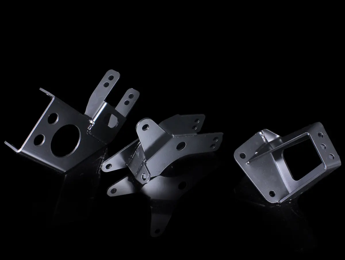 Hasport Billet Black K-Series Engine W/ K24 Trans Mount Kit (Egk4b) - 92-95 Civic / 94-01 Integra 4