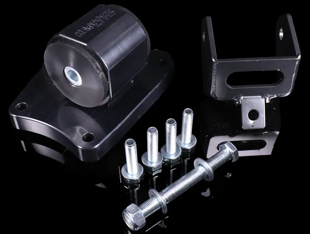 Hasport Billet Black Replacement Front Mount & Bracket - 04-08 Tsx / 03-07 Accord 1