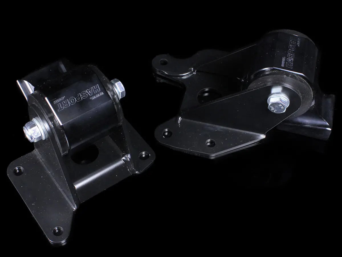 Hasport Billet Black Replacement Mounts - 00-09 S2000 1