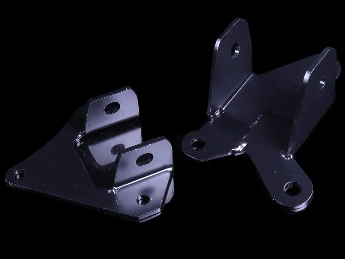 Hasport Billet Black Replacement Mounts - 02-05 Civic Si / 02-06 Rsx 4