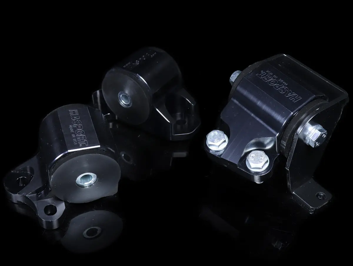 Hasport Billet Black Replacement Mounts - 97-01 Crv 1
