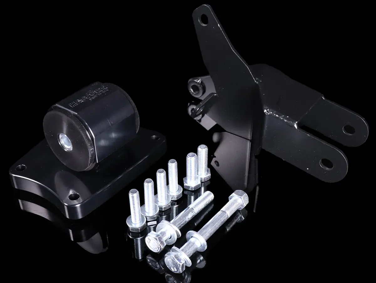 Hasport Billet Black Replacement Rear Mount & Bracket - 04-08 Tsx / 03-07 Accord 1