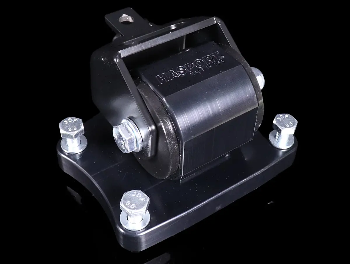 Hasport Billet Black Replacement Rear Mount & Bracket - 04-08 Tsx / 03-07 Accord 4