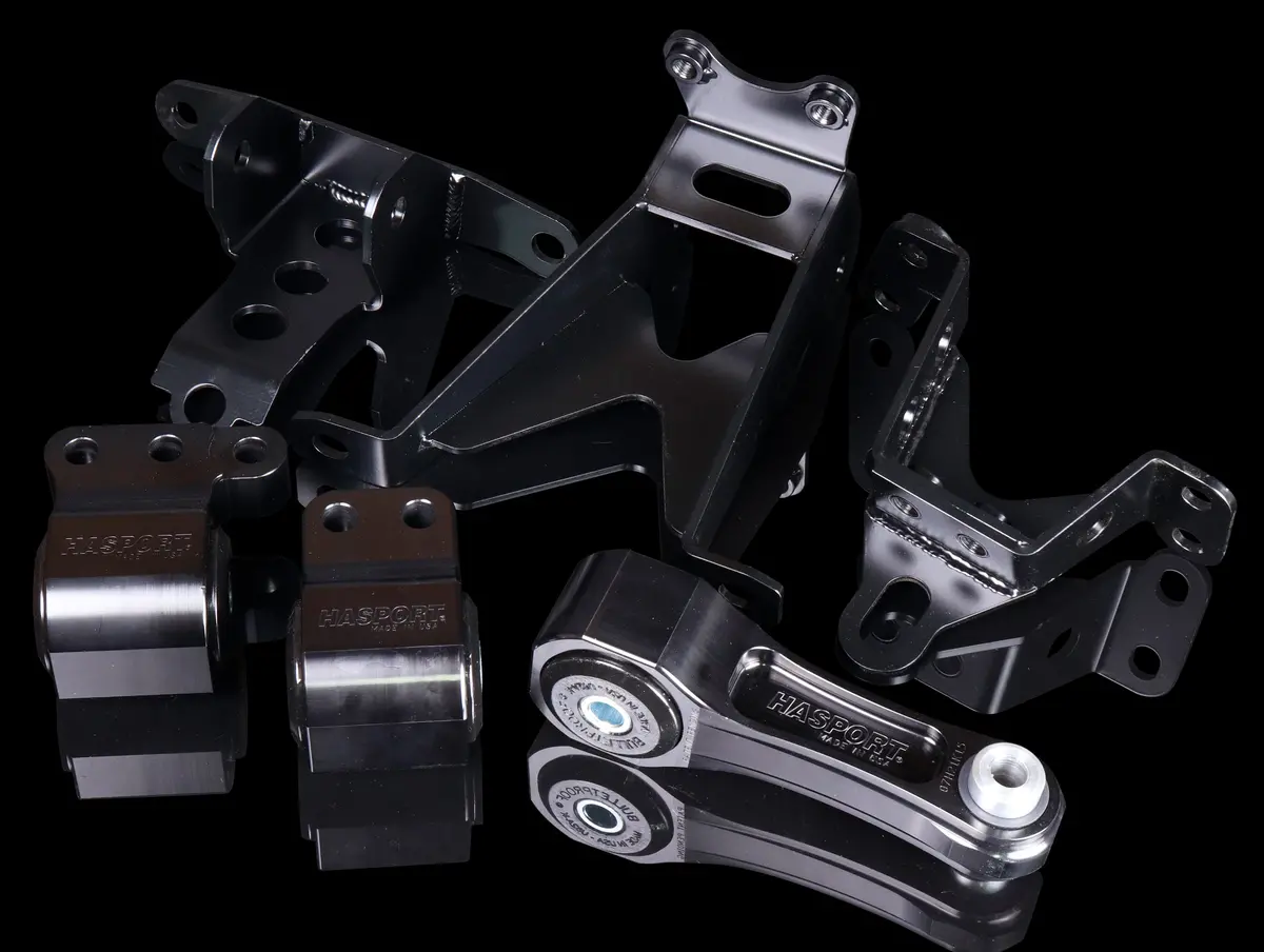 Hasport Billet Black Replacement Mounts - 2022-2023 Civic / Integra 1