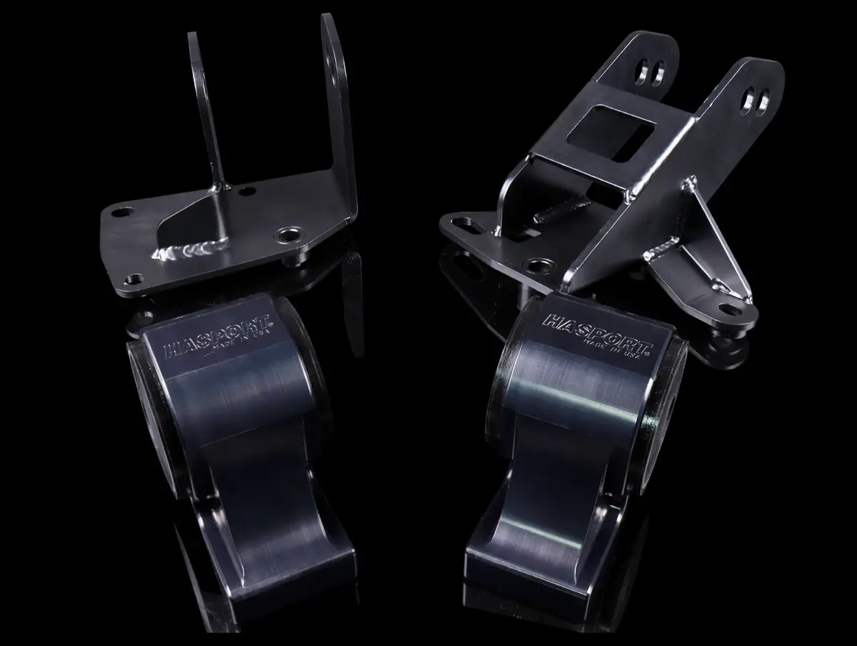 Hasport Black Billet K-Swap Mounts - 00-09 S2000 1
