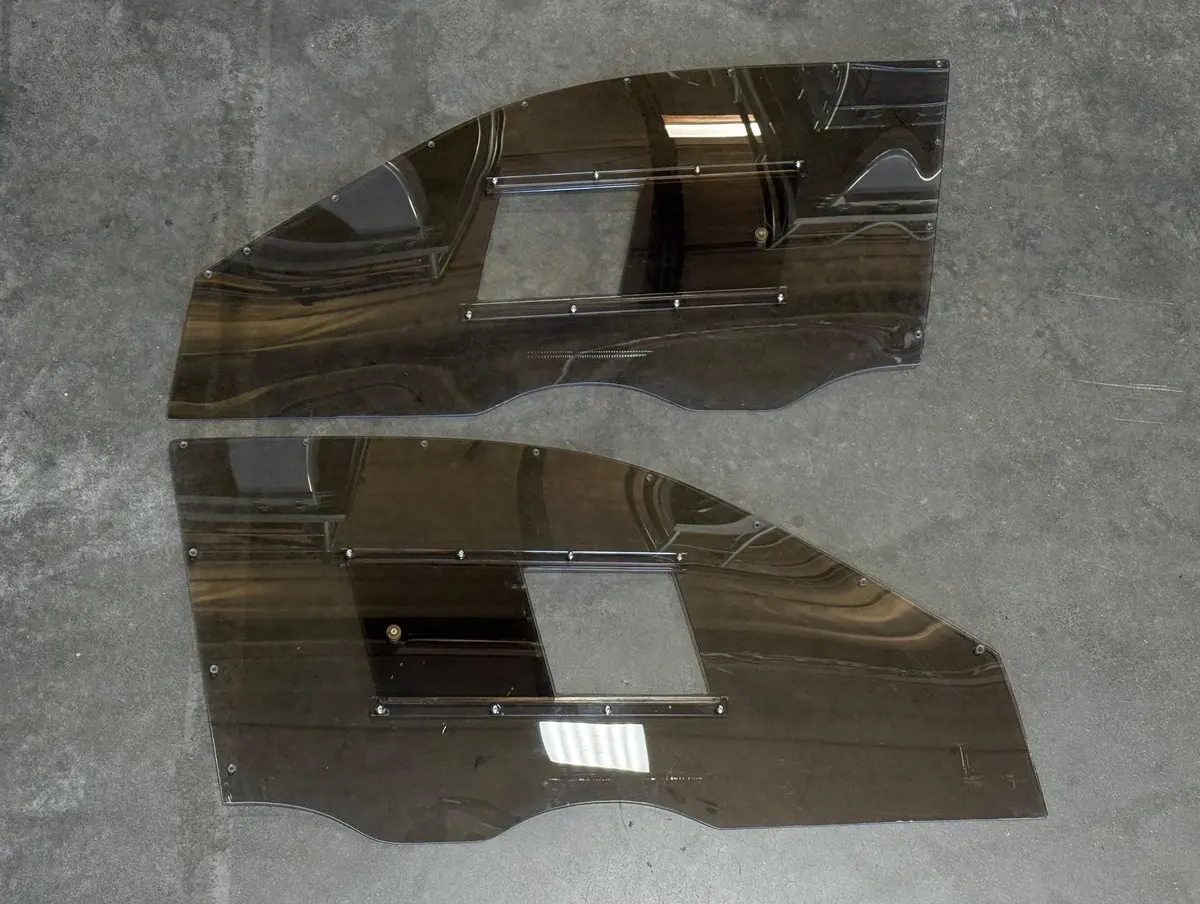 Polycarbonate Lexan Windows Brown Tinted - 92-95 Civic Hatchback 1