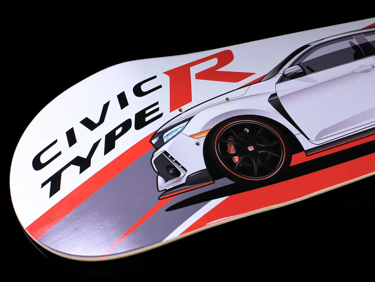 Honda Civic Type-R Fk8 Skate Deck (Side Profile) 3