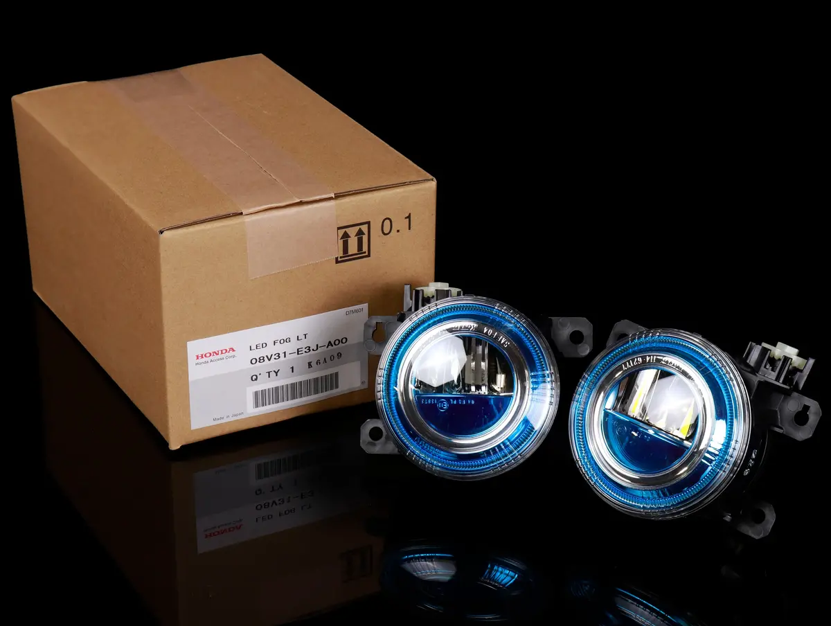 Honda Jdm Blue Led Fog Light Kit - 2017-2021 Civic Type-R (Fk8) 1
