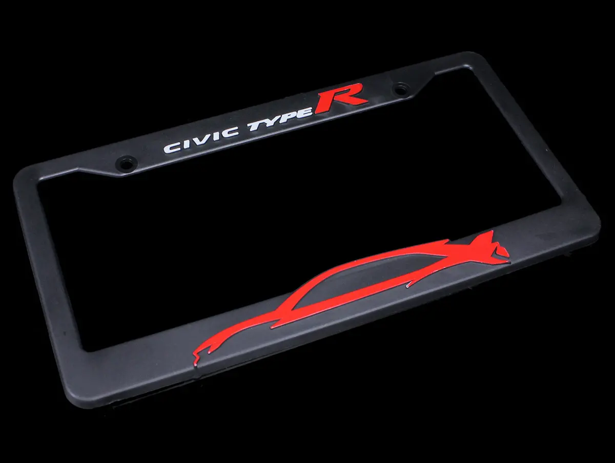 Honda Official Licensed Civic Type-R License Plate Frame - Silhouette 1