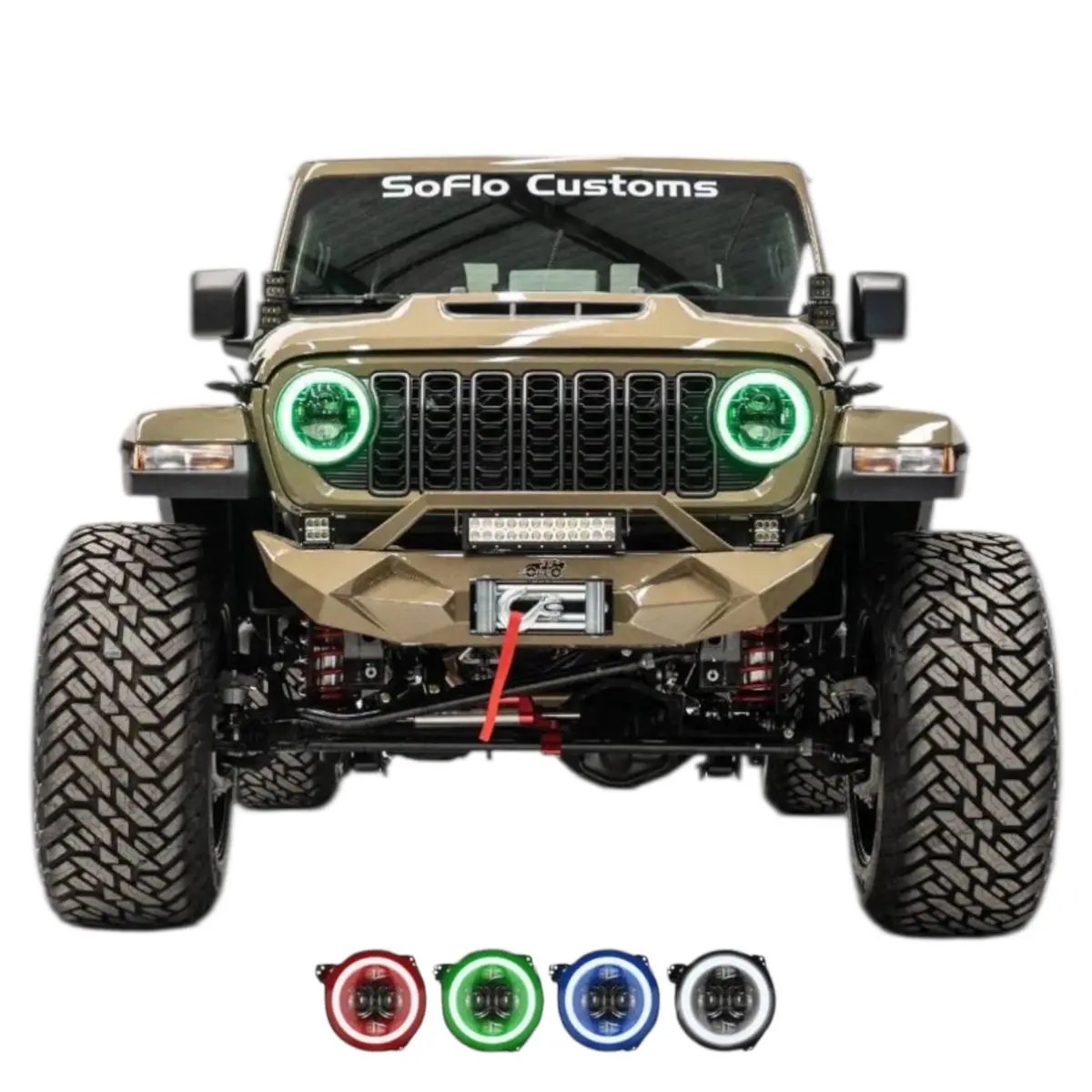 Jeep Gladiator Rgbw Headlights 2020-2026 1