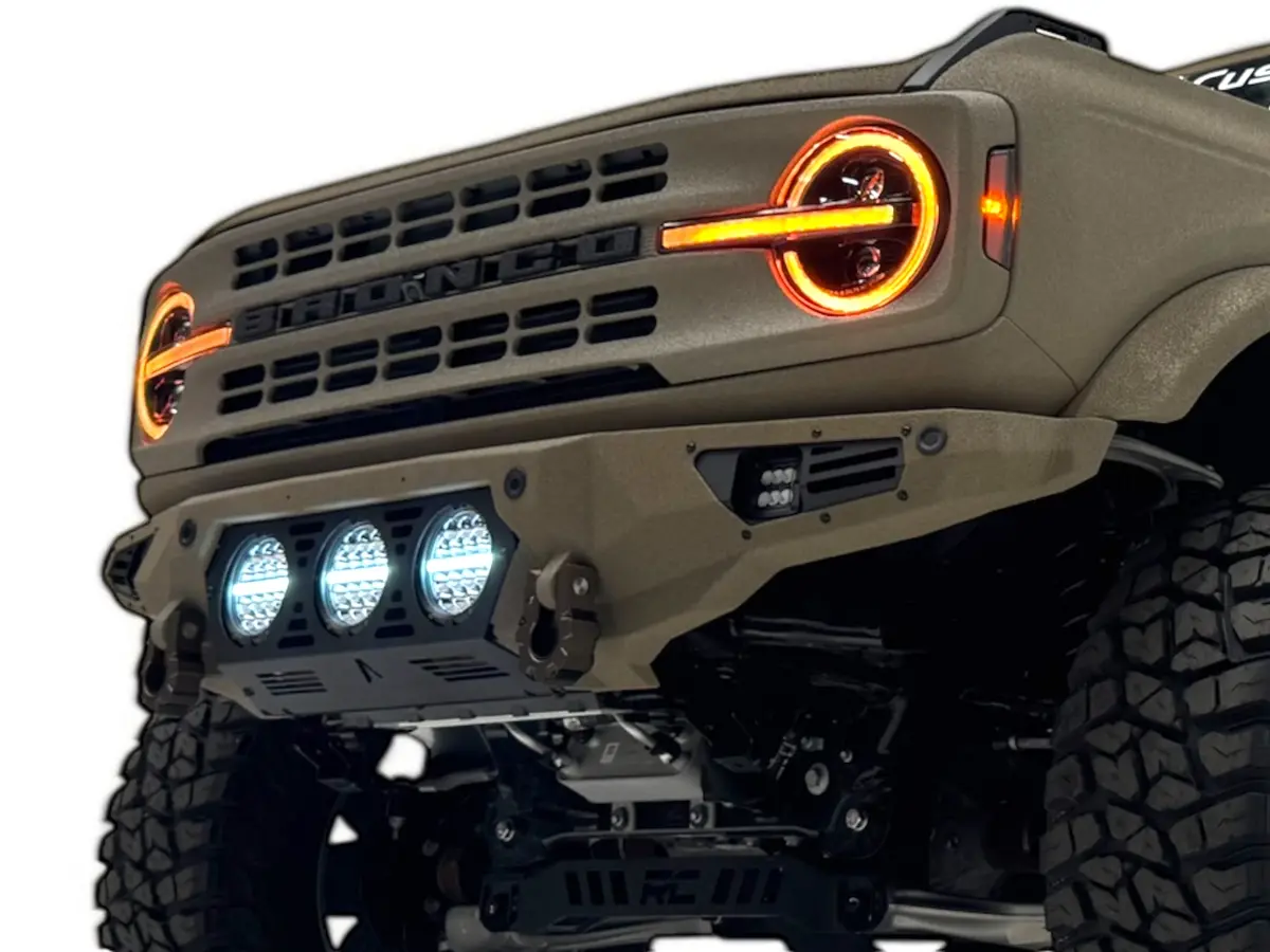 Ford Bronco Baja Front Bumper W/ Lights 2021-2026 1