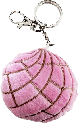 Pan Dulce Plush Concha Keychain 1