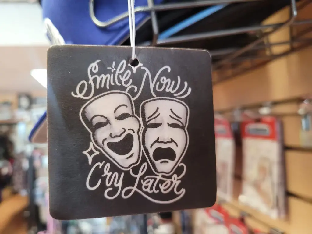 Smile Now Cry Later Air Freshener 1