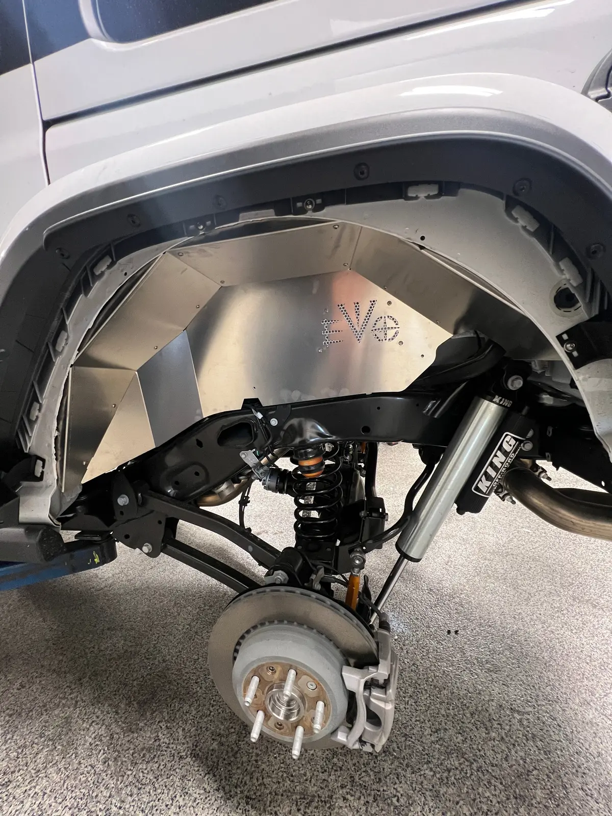 2018-2024 Jl/Jlu Wrangler Rear Aluminum Inner Fenders 1